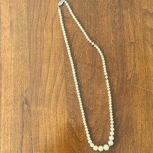 Vintage Cream Pearl Necklace